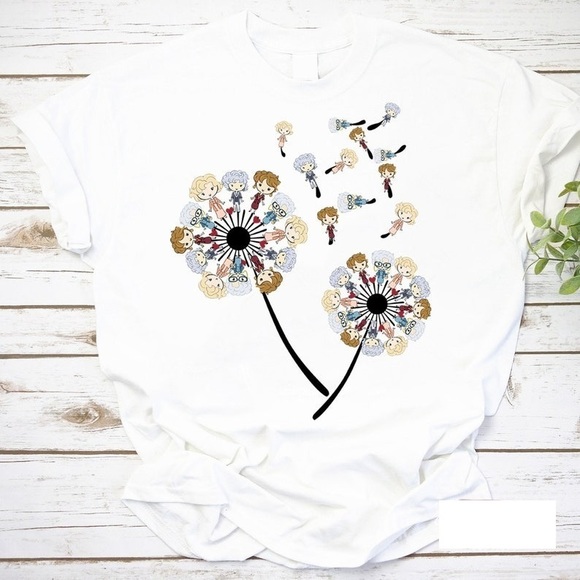 RondaG Other - The Golden Girls Dandelions Dorothy Zbornak Rose Unisex T-shirt Gift For Fan